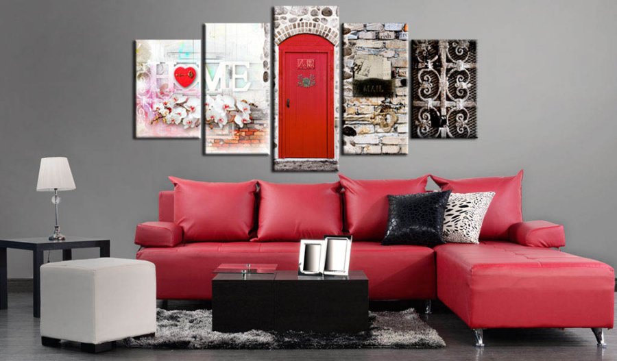 Artgeist billede - Vintage Home, p lrred, to strrelser