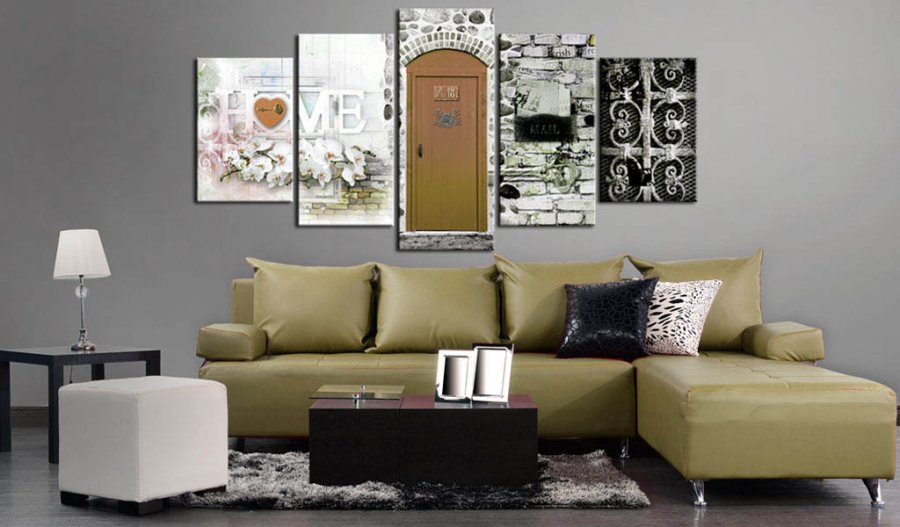 Artgeist billede - Home of Love, p lrred, to strrelser