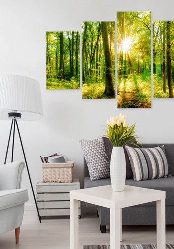 Artgeist billede - Forest Tale, p lrred, to strrelser