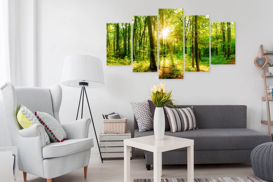 Artgeist billede - Forest Tale, p lrred, to strrelser