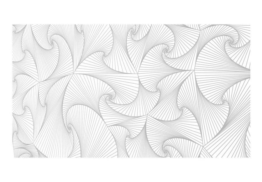 ARTGEIST XXL fototapet - Avantgarde Fan, hvidt print (280x500)