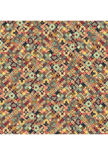 Fototapet fra Artgeist XXL - Rainbow Mosaic, mulitfarvet print (280x500)