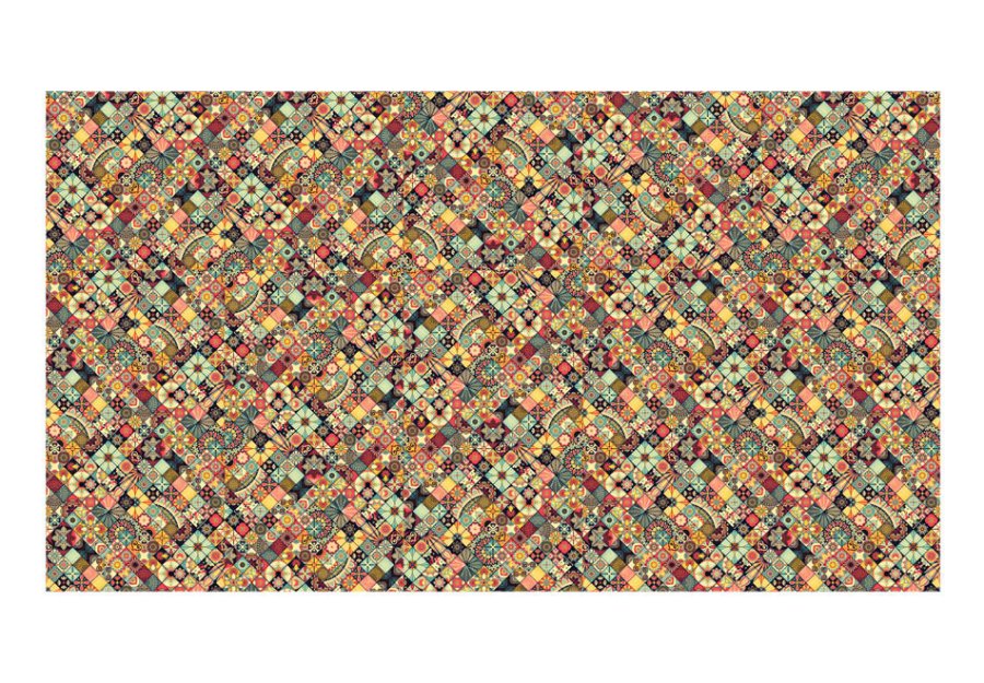 Fototapet fra Artgeist XXL - Rainbow Mosaic, mulitfarvet print (280x500)