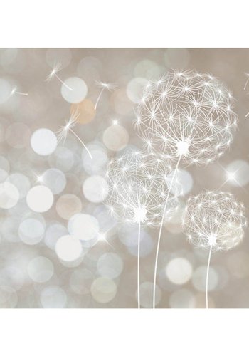 ARTGEIST fototapet XXL - Summer Sonata, hvidt og beige print (280x500)