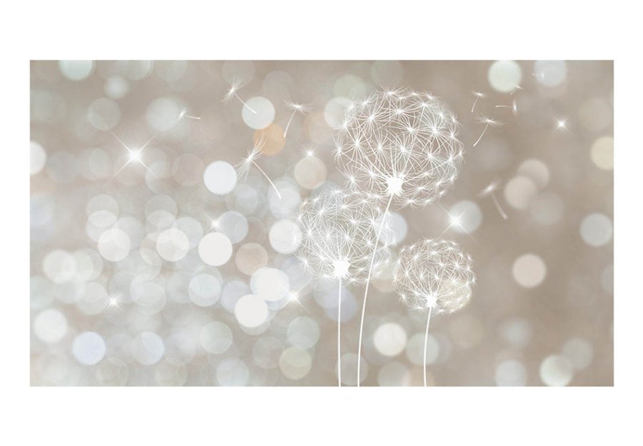 ARTGEIST fototapet XXL - Summer Sonata, hvidt og beige print (280x500)