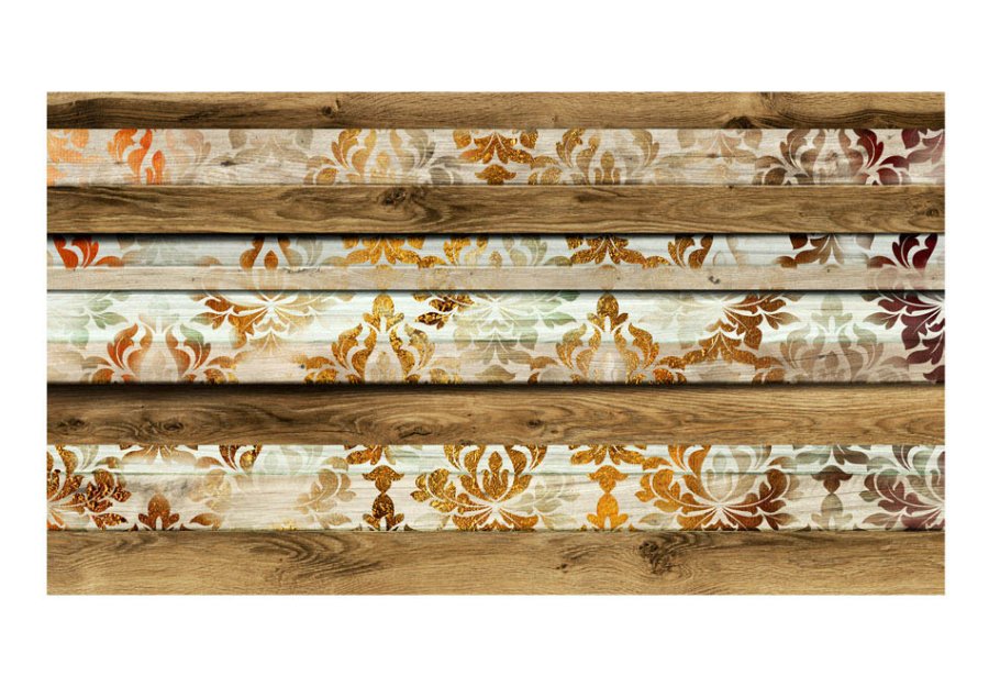 Artgeist fototapet XXL - Wooden Elegance, multifarvet print (280x500)