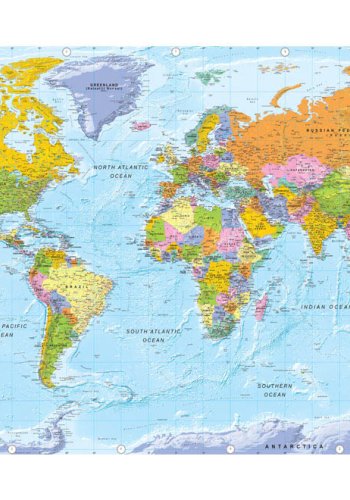 ARTGEIST fototapet - Orbis Terrarum, Verdenskort (Flere strrelser)