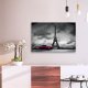 ARTGEIST DIY lrred maleri - Paris, Eiffeltrnet og rd limosine,