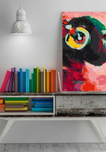 ARTGEIST DIY lrred maleri - Monkey In Headphones