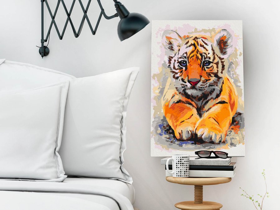 ARTGEIST DIY lrred maleri - Baby Tiger