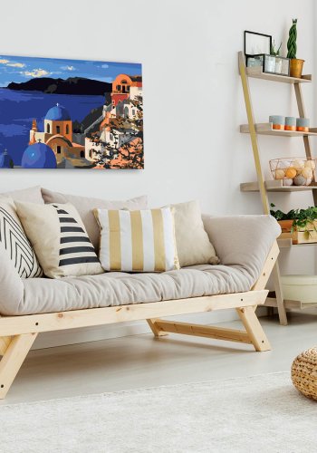 ARTGEIST DIY lrred maleri - Santorini 