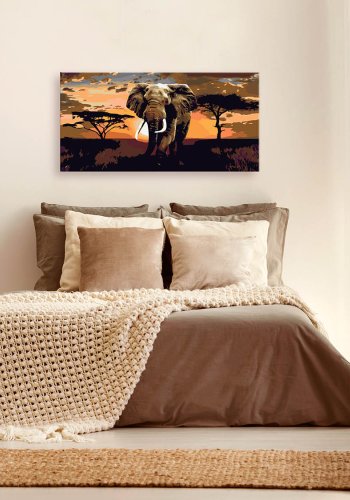 ARTGEIST DIY lrred maleri - Elephant in Africa