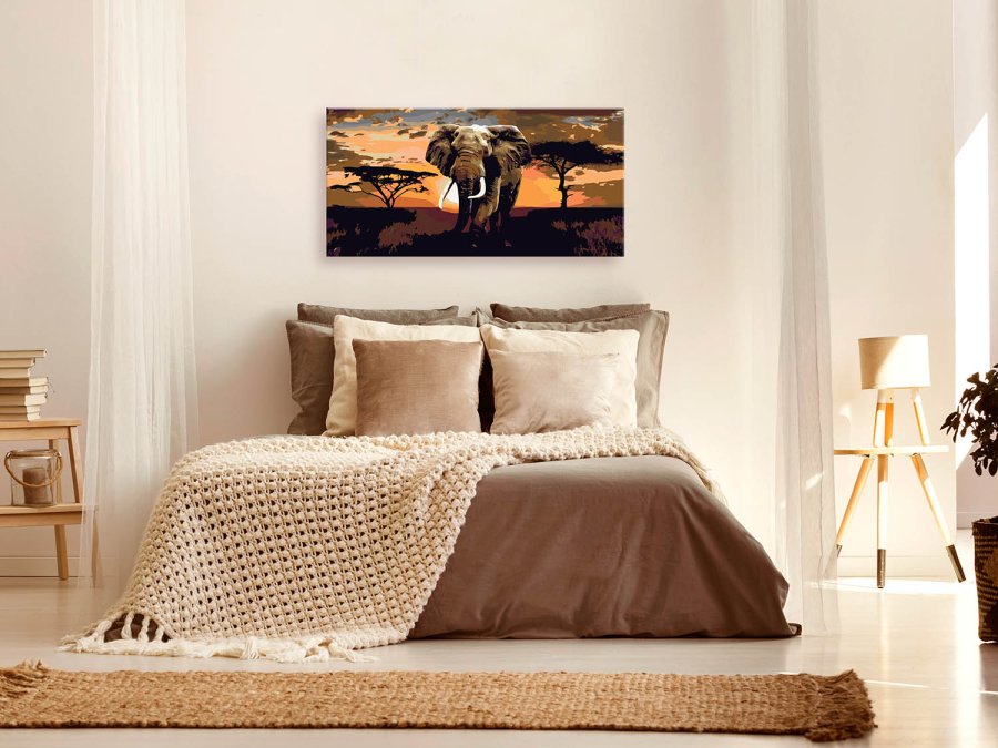ARTGEIST DIY lrred maleri - Elephant in Africa