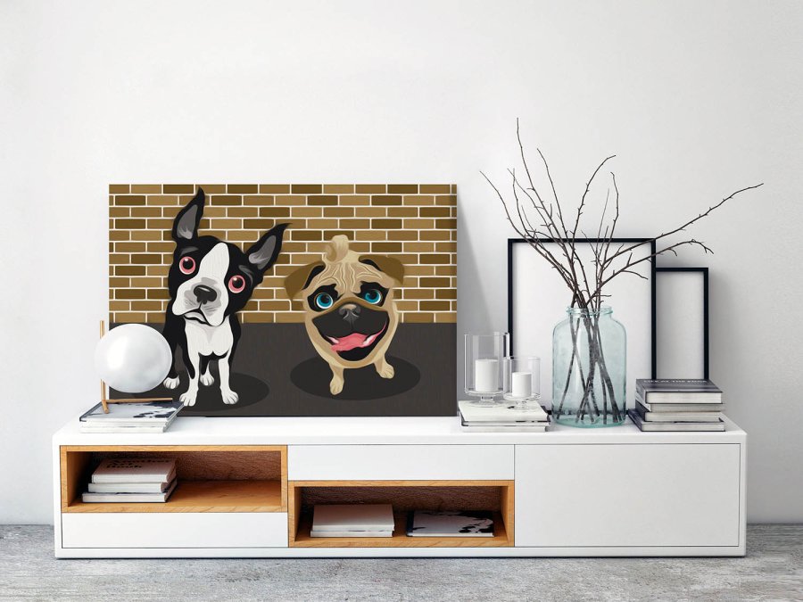 ARTGEIST DIY lrred maleri - Cute Dogs