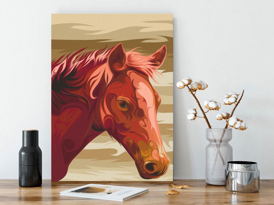 ARTGEIST DIY lrred maleri - Brown Horse