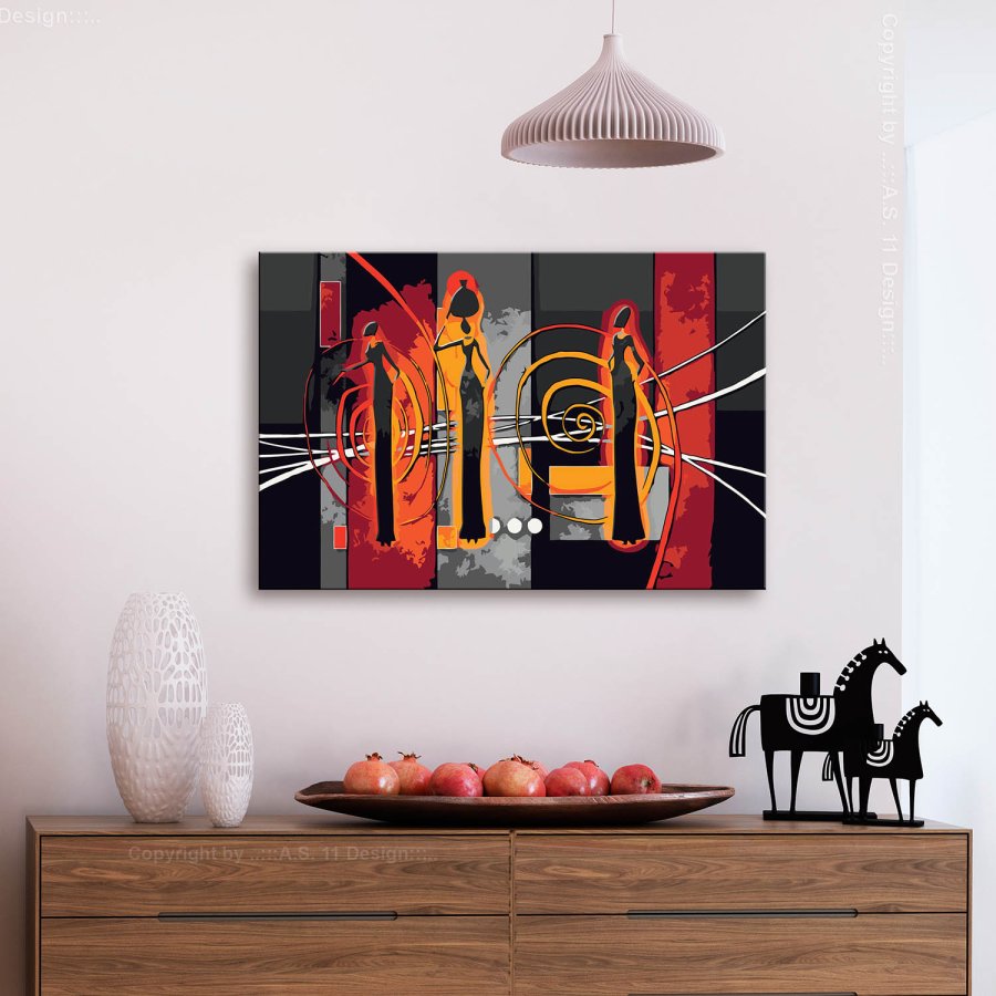 ARTGEIST DIY lrred maleri - African Women