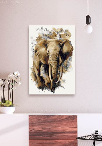 ARTGEIST DIY lrred maleri - Beautiful Giant, Elefant