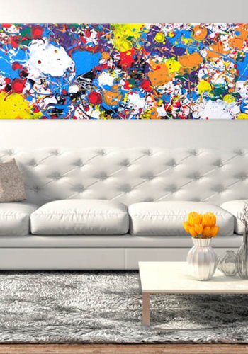 Artgeist billede - Rainbow Illumination, p lrred