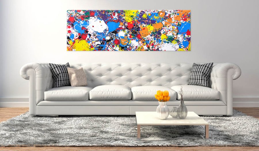 Artgeist billede - Rainbow Illumination, p lrred