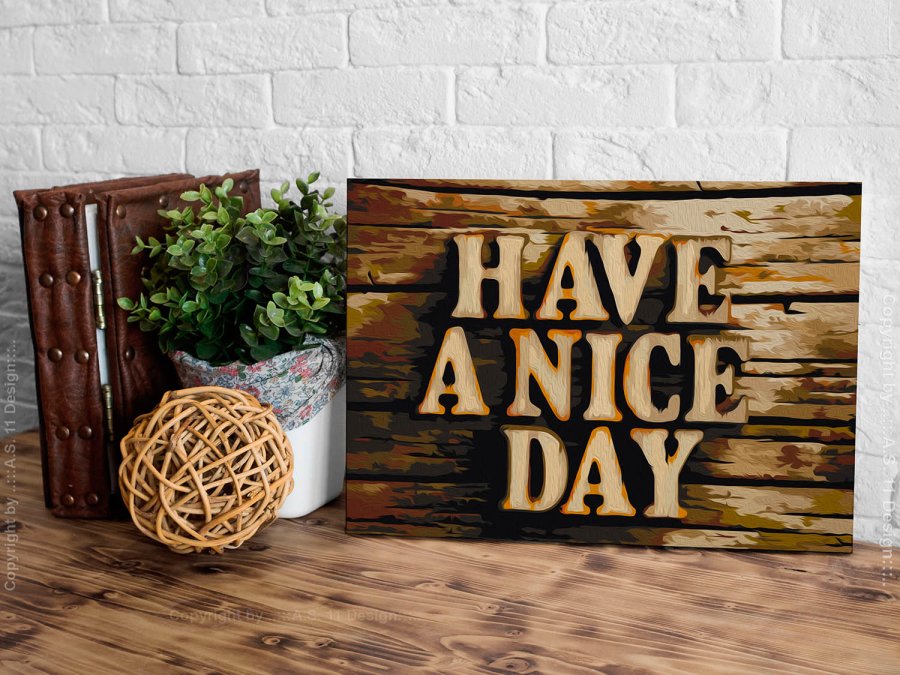 ARTGEIST DIY lrred maleri - Have a Nice Day