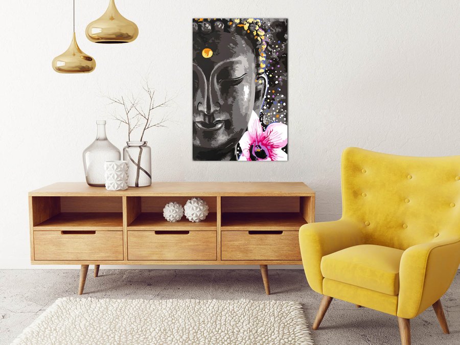ARTGEIST DIY lrred maleri - Buddha and Flower