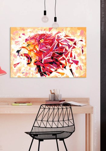 ARTGEIST DIY lrred maleri - Abstract Lion