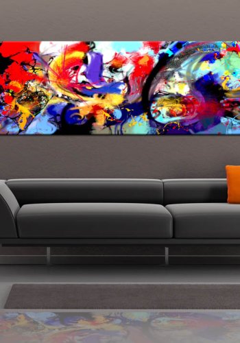 Artgeist billede - Colourful Immersion, p lrred