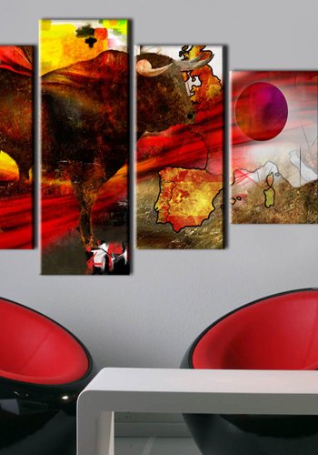 Artgeist billede - Spanish Temper, p lrred