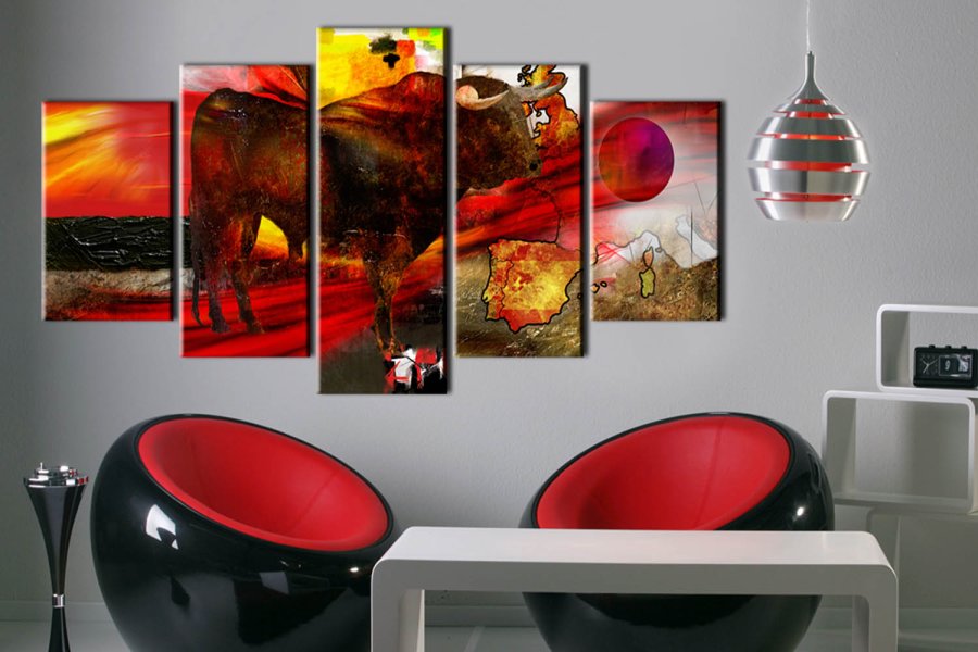 Artgeist billede - Spanish Temper, p lrred