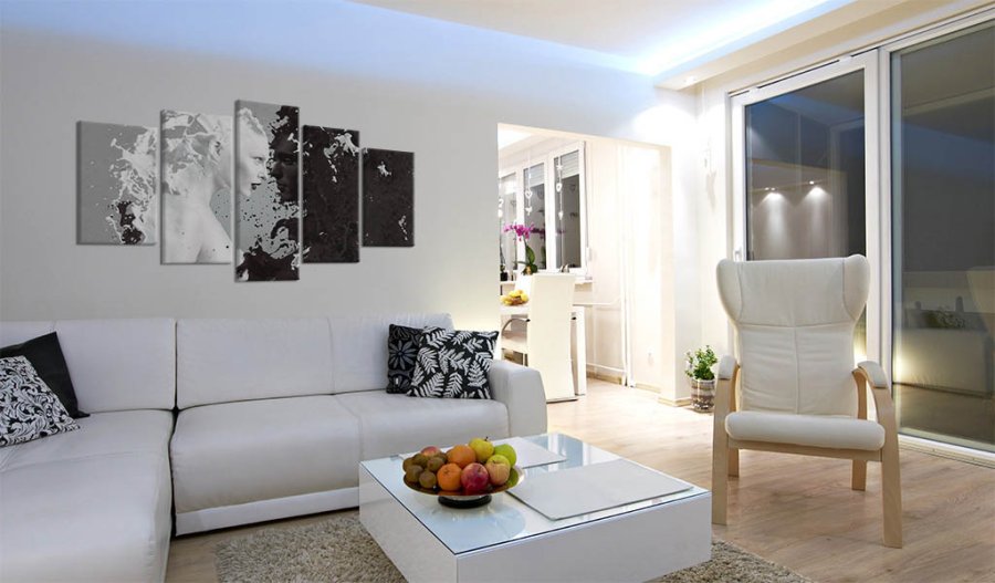 Artgeist billede - Milk & Choco - 5 pieces, p lrred