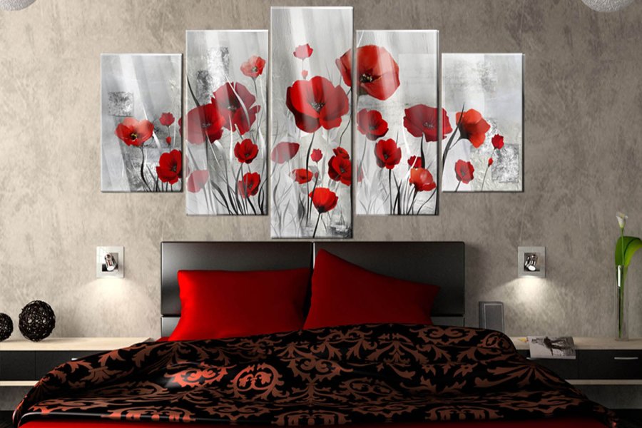 Artgeist billede - Scarlet Cloud, p plexiglas