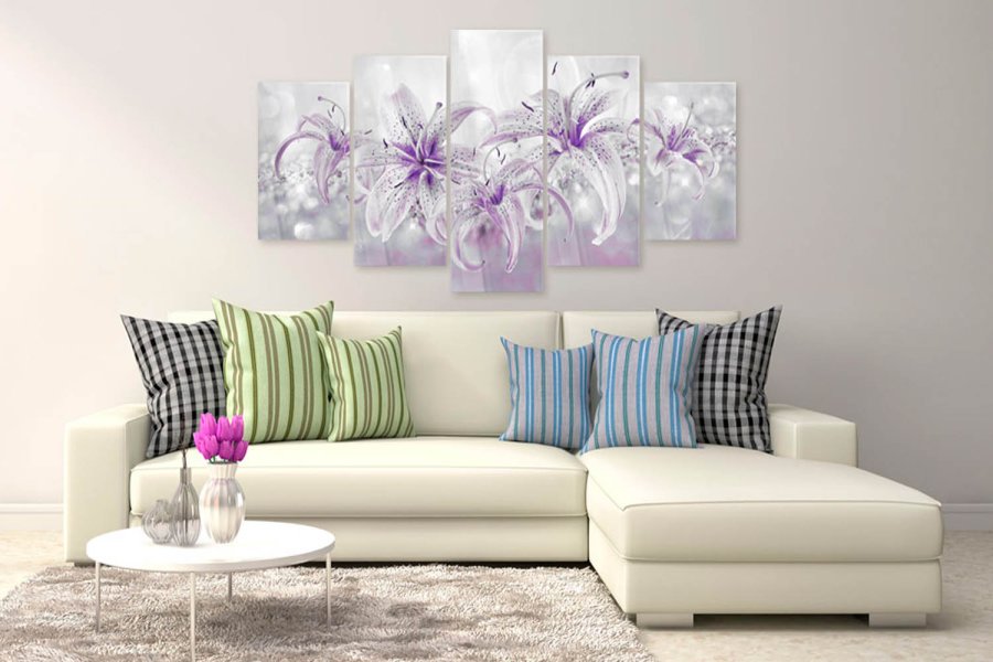 Artgeist billede - Purple Graces, p plexiglas, to strrelser
