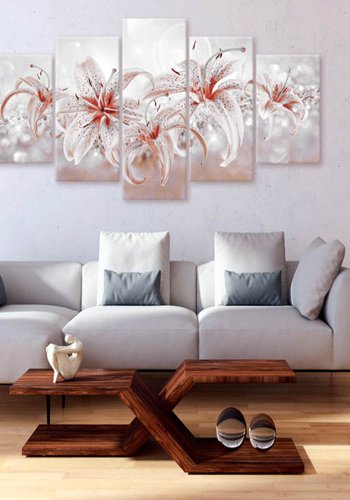 Artgeist billede - Flowery Saga, p lrred, to strrelser