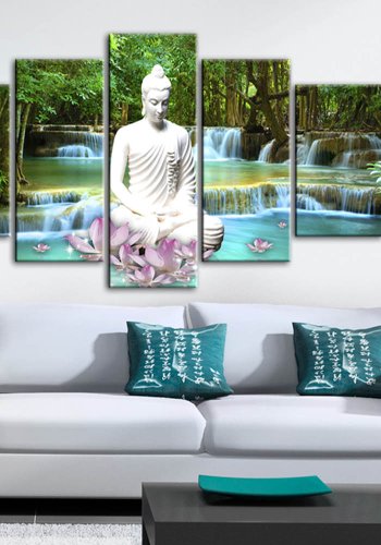 Artgeist billede - Zen Waterfall, p lrred