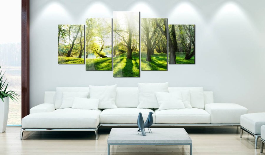 Artgeist billede - Green Glade, p plexiglas, to strrelser