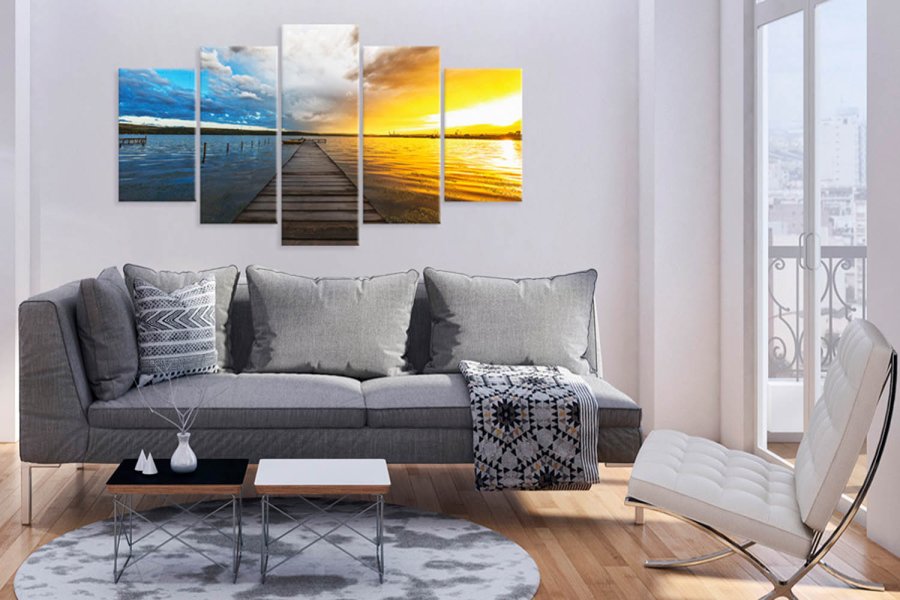 Artgeist billede - Lake of Dreams, p lrred, to strrelser