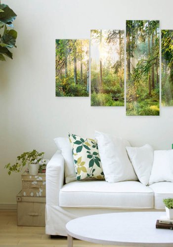 Artgeist billede - Green Sanctuary p plexiglas, to strrelser