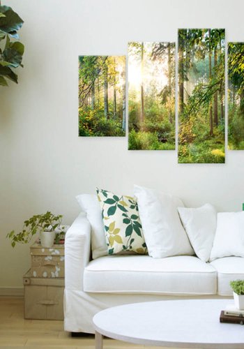 Artgeist billede - Green Sanctuary, p lrred, to strrelser