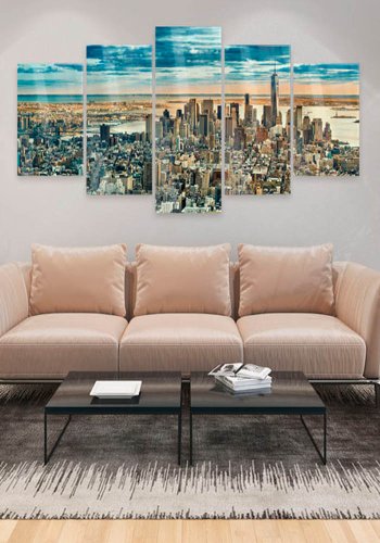 Artgeist billede - NY: Dream City, p plexiglas, to strrelser