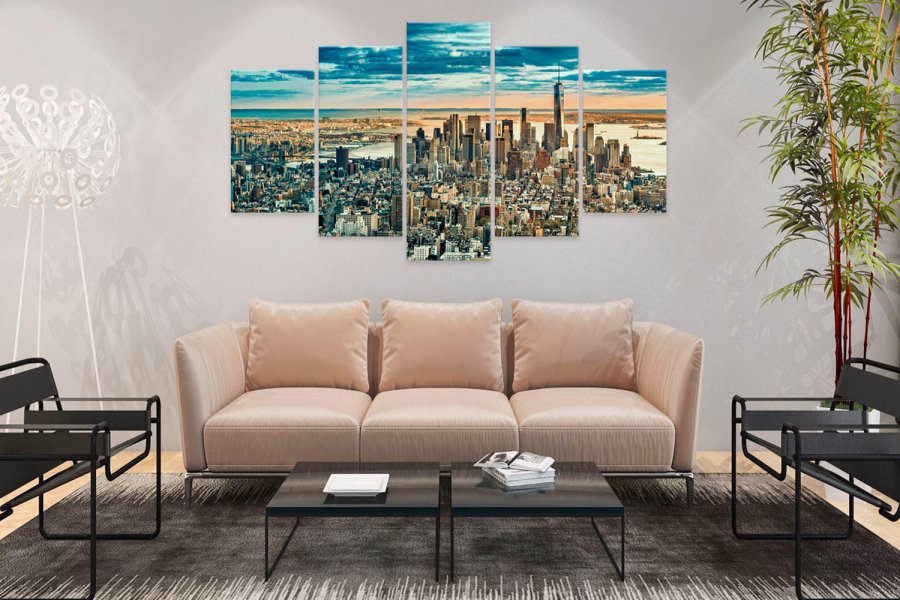 ARTGEIST Billede af New York - NY: Dream City, P lrred (flere strrelser)