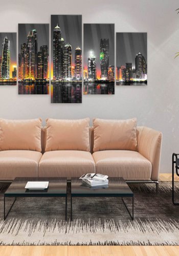 Artgeist billede - Desertic City, p plexiglas, to strrelser