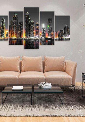 Artgeist billede - Desertic City, p lrred, to strrelser