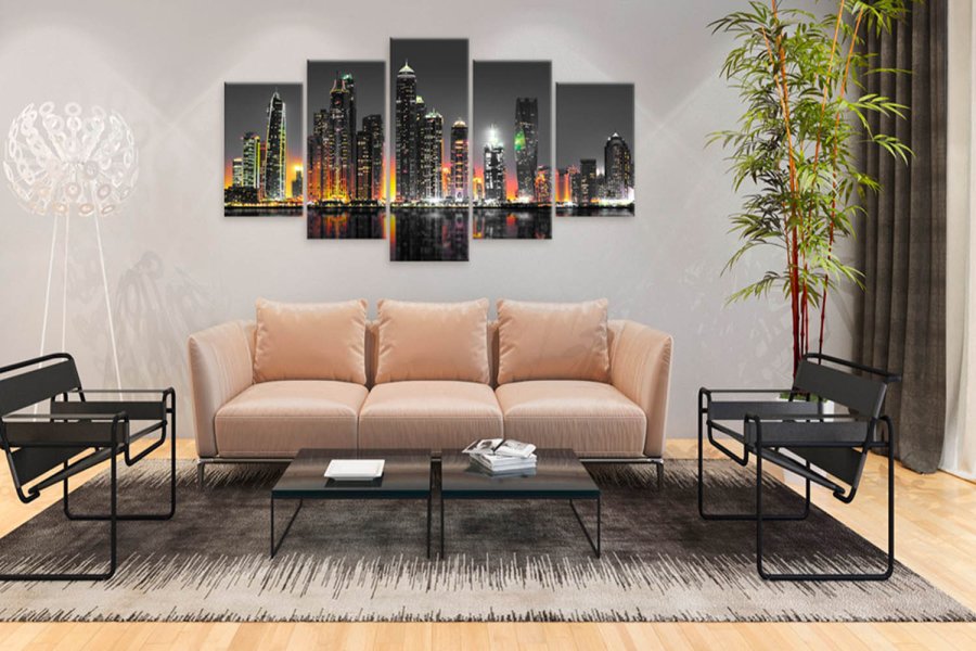 Artgeist billede - Desertic City, p lrred, to strrelser