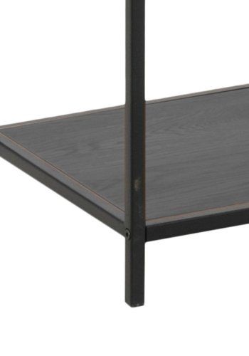 ACT NORDIC Seaford bogreol - sort melaminask og metal 