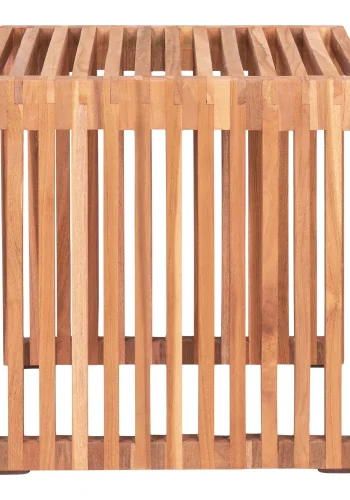 HOUSE NORDIC Pego hjrnebord, kvadratisk - natur teaktr (40x40)