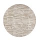 VENTURE DESIGN Milos gulvtppe, rund - hvid/beige mikropolyester (200)