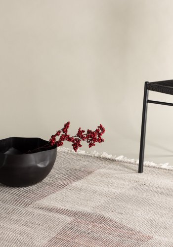 VENTURE DESIGN Rio gulvtppe, rektangulr - beige uld og polyester (230x160)