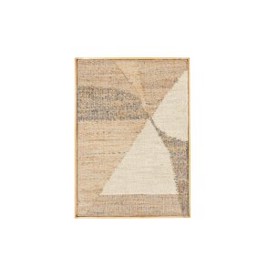 VENTURE DESIGN Patricia vgtppe, rektangulr - beige jute og bomuld (70x100)