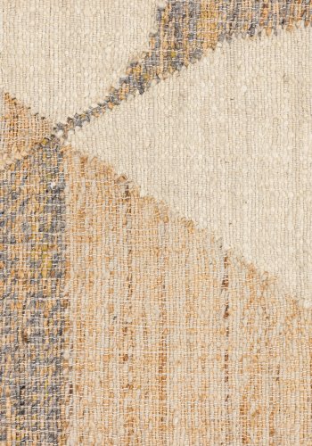 VENTURE DESIGN Patricia vgtppe, rektangulr - beige jute og bomuld (70x100)