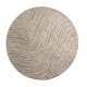 VENTURE DESIGN Melle Tppe Melle Micropolyester - 200*200- -Rund-Ivory Beige